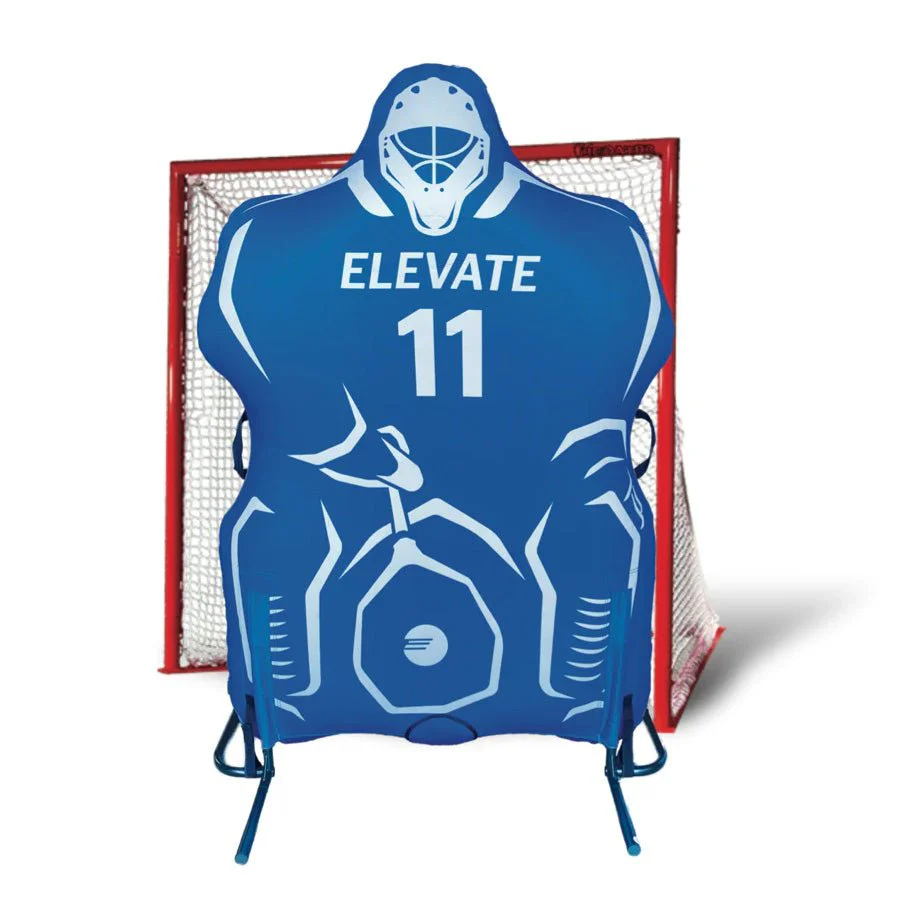 Elevate Sports 11th Man Box Goalie - Inflatable Lacrosse Dummy