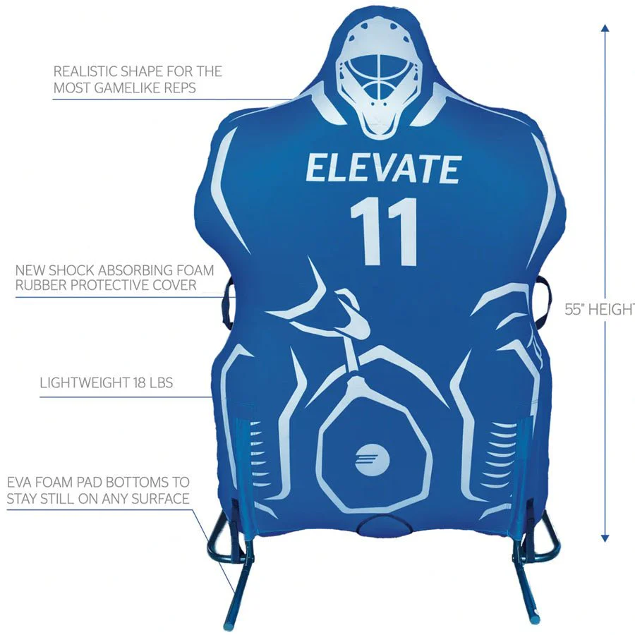 Elevate Sports 11th Man Box Goalie - Inflatable Lacrosse Dummy - Image 3