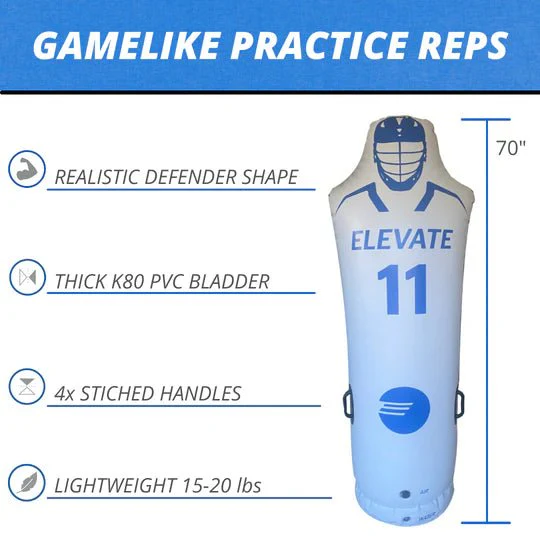 Elevate Sports 11th Man Defender - Inflatable Lacrosse Dummy - Image 2