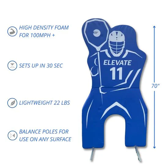 Elevate Sports 11th Man Goalie Elite - Foam Lacrosse Dummy - Image 2