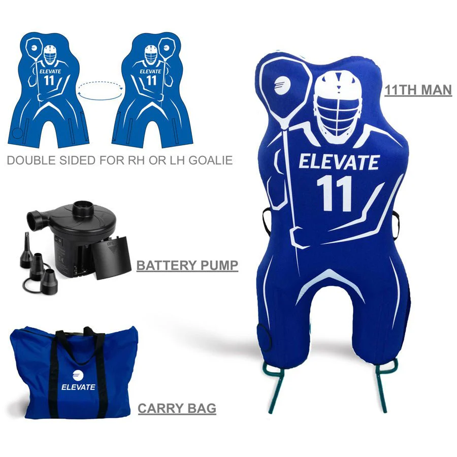 Elevate Sports 11th Man Goalie Pro - Inflatable Lacrosse Dummy - Image 6