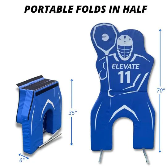 Elevate Sports 11th Man Pack - Goalie Elite + Defender Pro Lacrosse Dummy Pack - Image 3