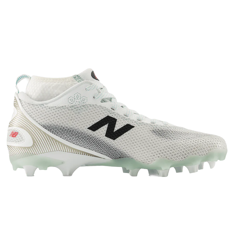 New Balance FreezeLX 5 Mid Cleats - White - Image 2