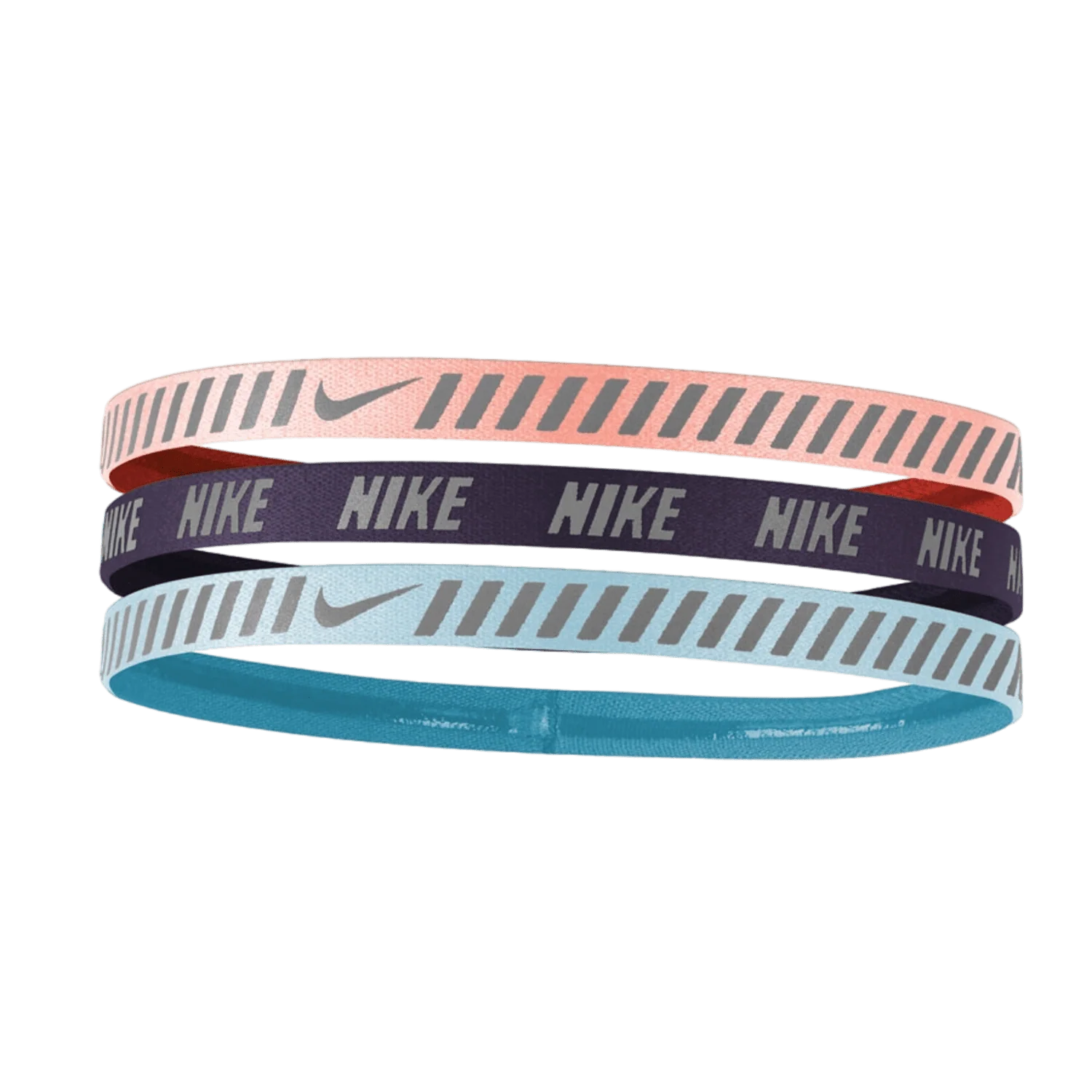 Nike Printed Hazard Stripe Headband 3-Pack